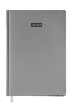 Terminarz 2027 A5 dzienny szary