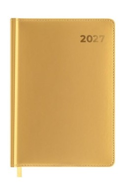 Terminarz 2027 A5 dzienny złoty