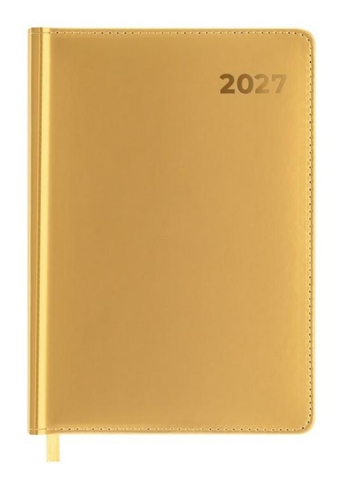 Terminarz 2027 A5 dzienny złoty