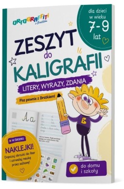 Zeszyt do kaligrafii. Litery, wyrazy, zdania