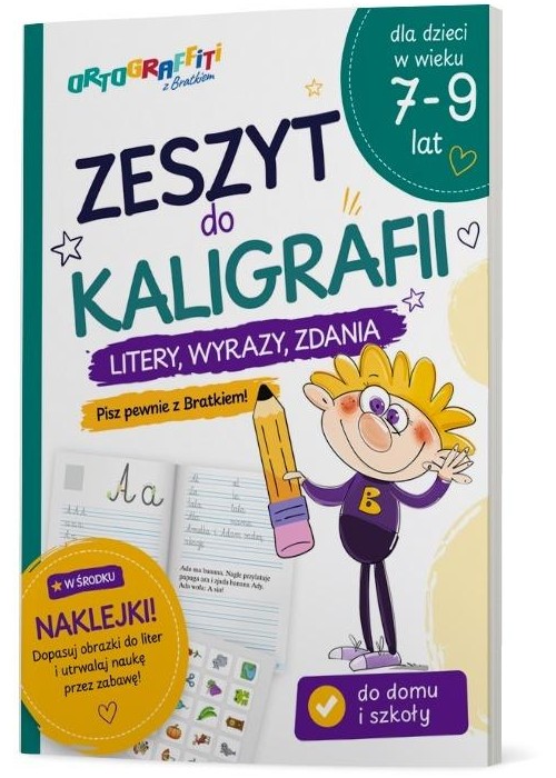 Zeszyt do kaligrafii. Litery, wyrazy, zdania