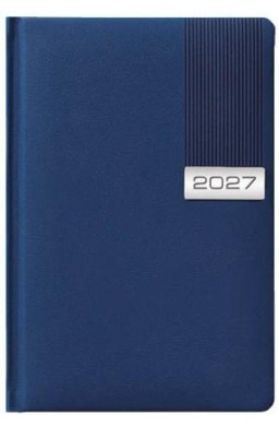 Kalendarz 2027 A4 tygodniowy Niebieski