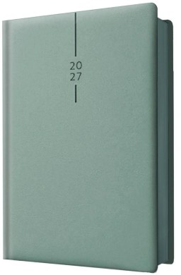 Kalendarz 2027 A5 dzienny Elegant Mięta