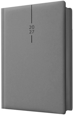 Kalendarz 2027 A5 dzienny Elegant Szary