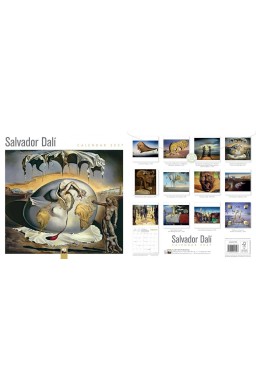 Kalendarz ścienny kwadrat Salvador Dali 2027