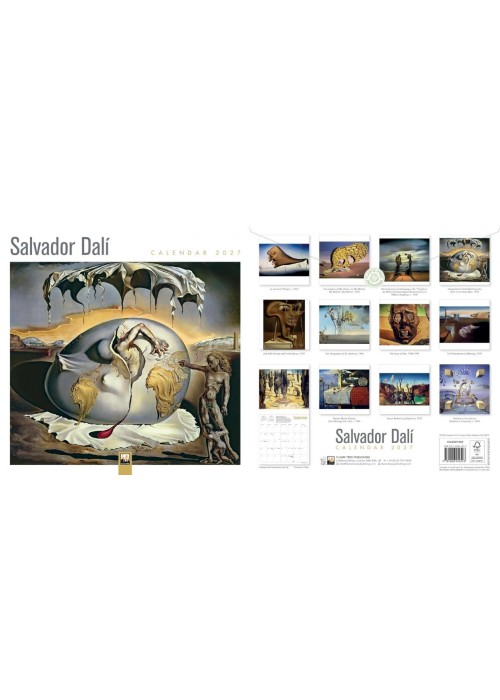 Kalendarz ścienny kwadrat Salvador Dali 2027