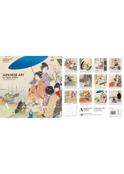 Kalendarz 2027 ścienny Japanese Art Ogata Gekko