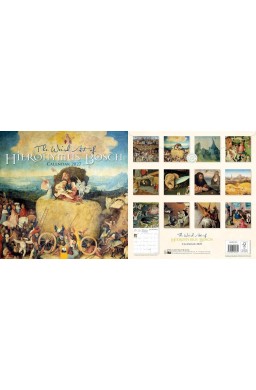 Kalendarz 2027 ścienny kwadrat Hieronymus Bosch