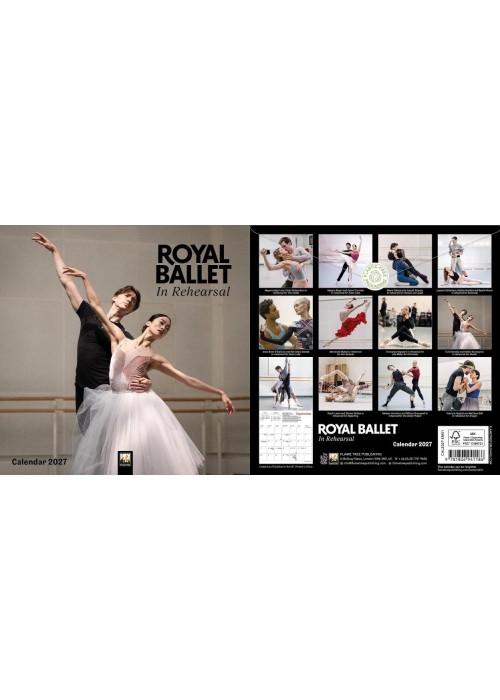 Kalendarz 2027 ścienny mini Royal Ballet Próby