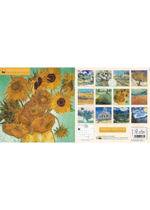 Kalendarz 2027 ścienny mini Vincent van Gogh