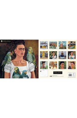 Kalendarz 2027 ścienny kwadrat Frida Kahlo