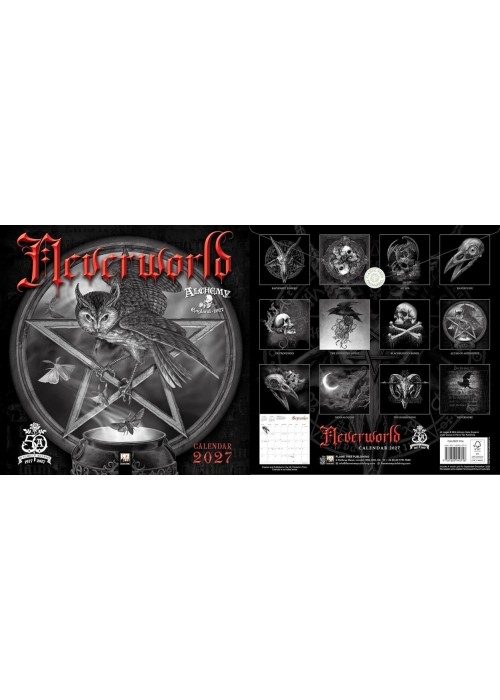 Kalendarz ścienny 2027 Neverworld Alchemy