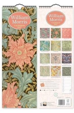 Kalendarz 2027 paskowy William Morris