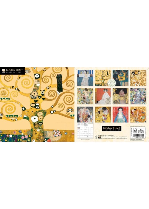 Kalendarz 2027 ścienny mini Gustav Klimt