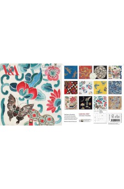Kalendarz 2027 ścienny mini Chinese Textiles V&A