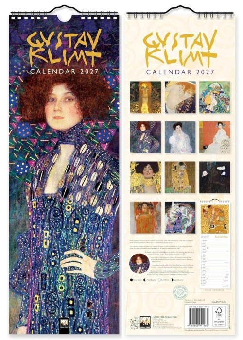 Kalendarz 2027 paskowy Gustav Klimt
