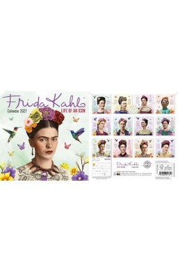 Kalendarz 2027 mini Frida Kahlo Life of an Icon