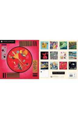 Kalendarz 2027 ścienny kwadrat Wassily Kandinsky