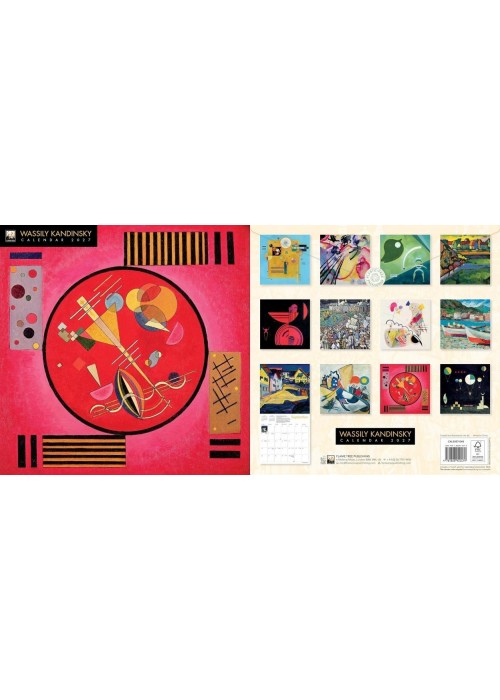 Kalendarz 2027 ścienny kwadrat Wassily Kandinsky