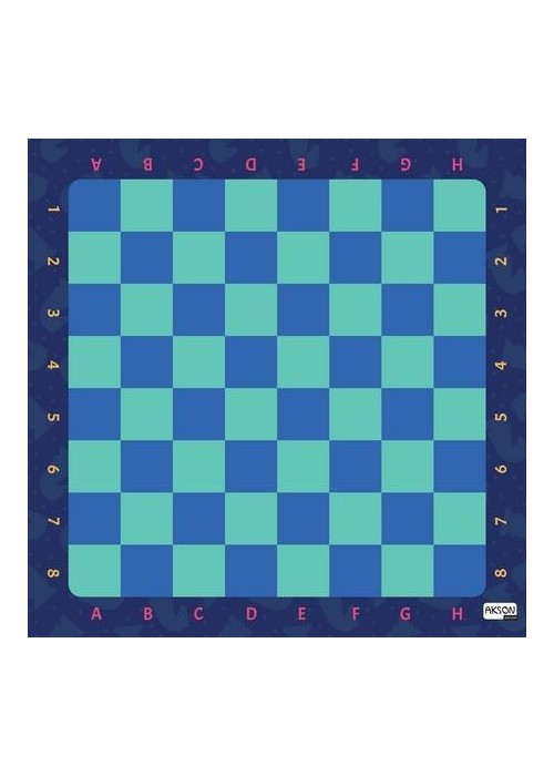 Mata animacyjna XL - Warcaby 100x100cm