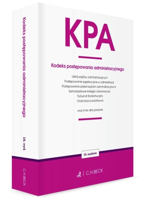 KPA. Kodeks postępowania administracyjnego w.16
