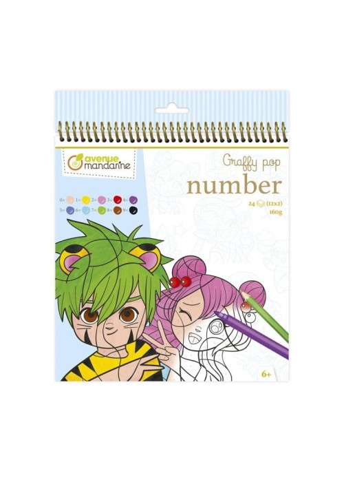 Kolorowanki po numerach - Manga