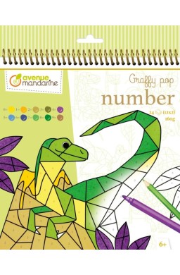 Kolorowanki po numerach - Dinozaury