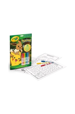 Kolorowanka z łamigłówkami Pokemon CRAYOLA