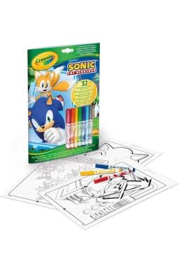 Kolorowanka z łamigłówkami Sonic CRAYOLA