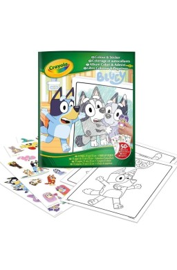 Kolorowanka z naklejkami Bluey CRAYOLA