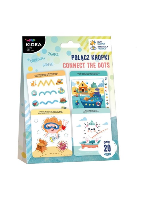 Zestaw edukacyjny łącz kropki KIDEA