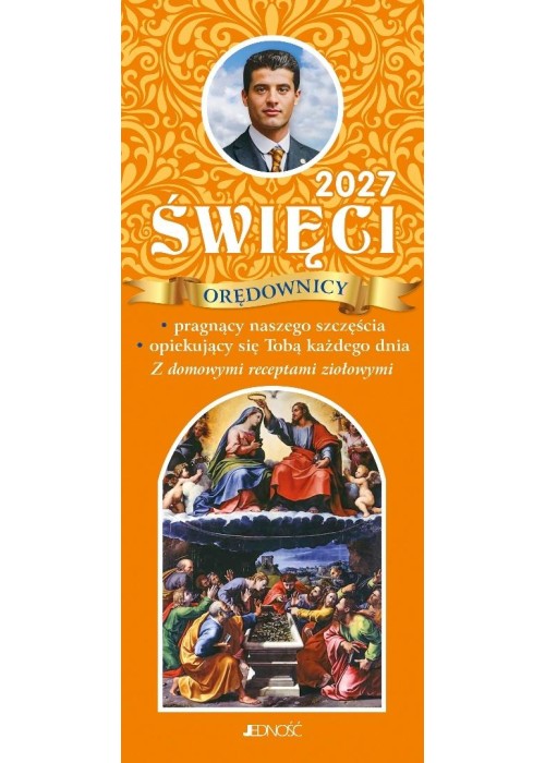 Kalendarz 2027 zdzierak Święci orędownicy