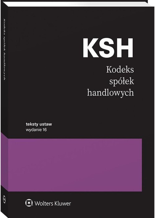 Kodeks spółek handlowych. Przepisy w.16