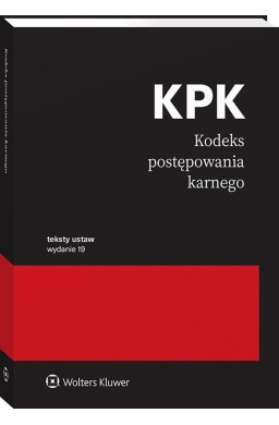 Kodeks postępowania karnego. Stan prawny 1.09.2026