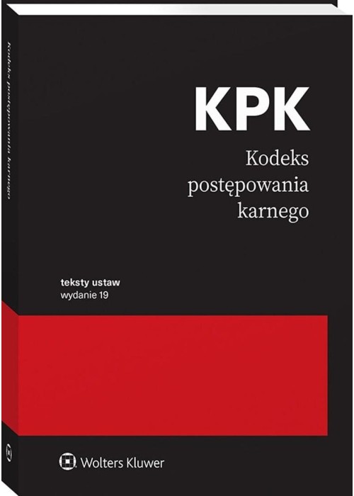 Kodeks postępowania karnego. Stan prawny 1.09.2026