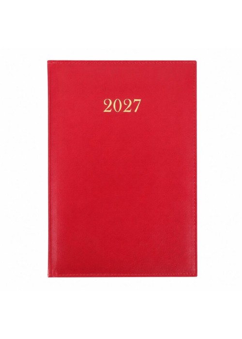 Terminarz 2027 tygodniowy B5 Divas czerwony