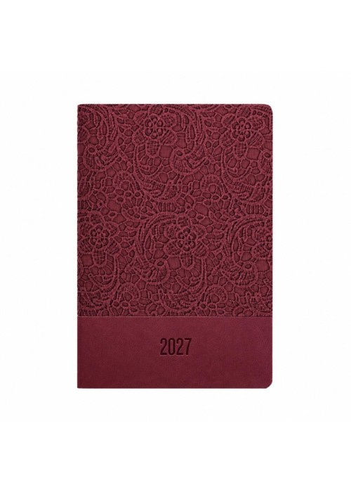 Terminarz 2027 tygodniowy A5 Koronka MIX