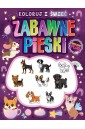 Koloruj i świeć! Zabawne pieski + naklejki fluo