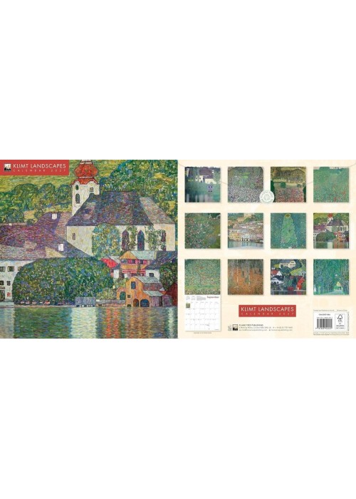 Kalendarz 2027 ścienny kwadrat Gustav Klimt