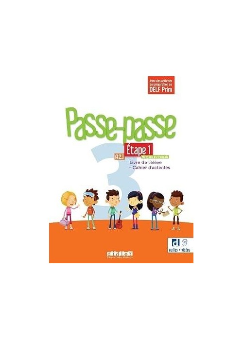 Passe-Passe 3 etape 1 podr. + ćw. + online A2.1