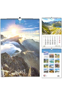 Kalendarz 2027 13 planszowy Tatry