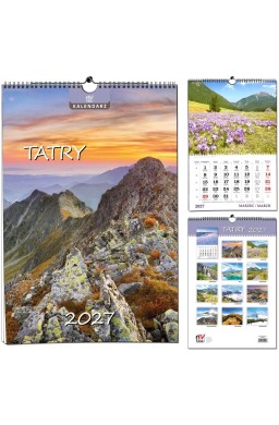 Kalendarz 2027 7 planszowy Tatry