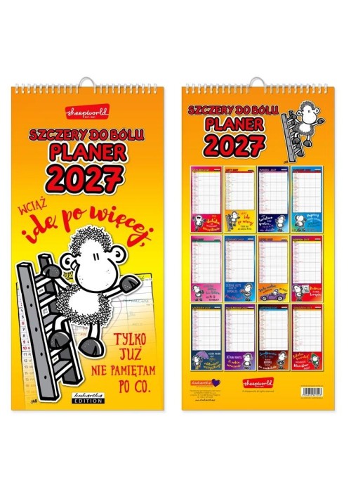 Kalendarz 2027 Planer Sheepworld Szczery