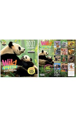 Kalendarz 2027 ścienny Classic Q Wild Puppies