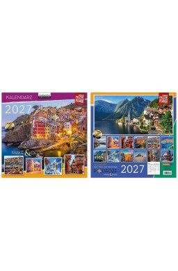 Kalendarz 2027 ścienny Classic Podróże