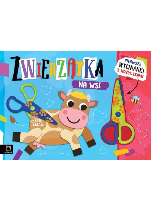 Pierwsze wycinanki z nożyczkami Zwierzątka na wsi