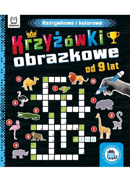Krzyżówki obrazkowe Rozrywkowe i kolorowe od 9 lat