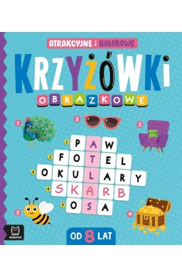 Krzyżówki obrazkowe Atrakcyjne i kolorowe Od 8 lat