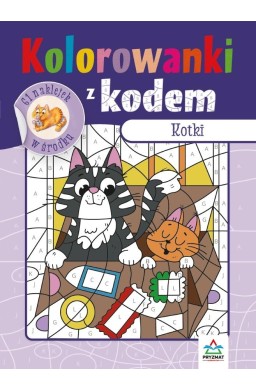 Kolorowanki z kodem. Kotki