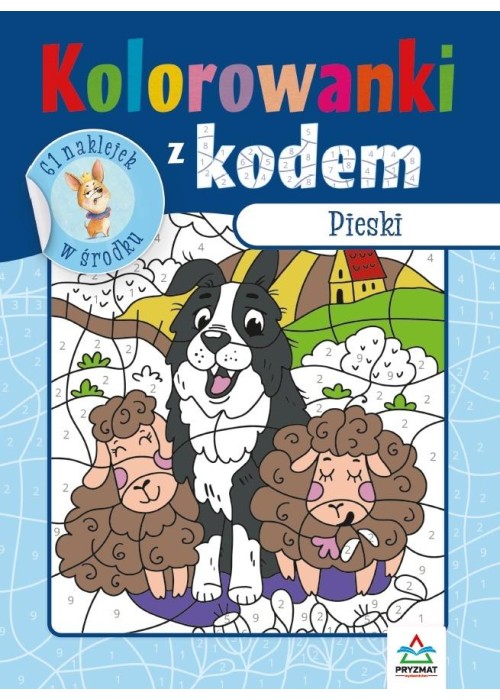 Kolorowanki z kodem. Pieski